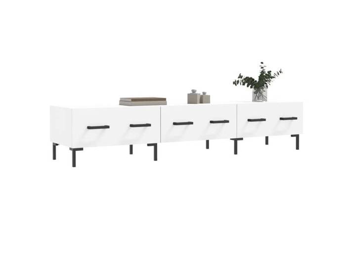Bon plan  Meuble TV/ Table HiFi - JILI HOT - blanc 150x36x30cm - Bois d'ingénierie Thome8786150