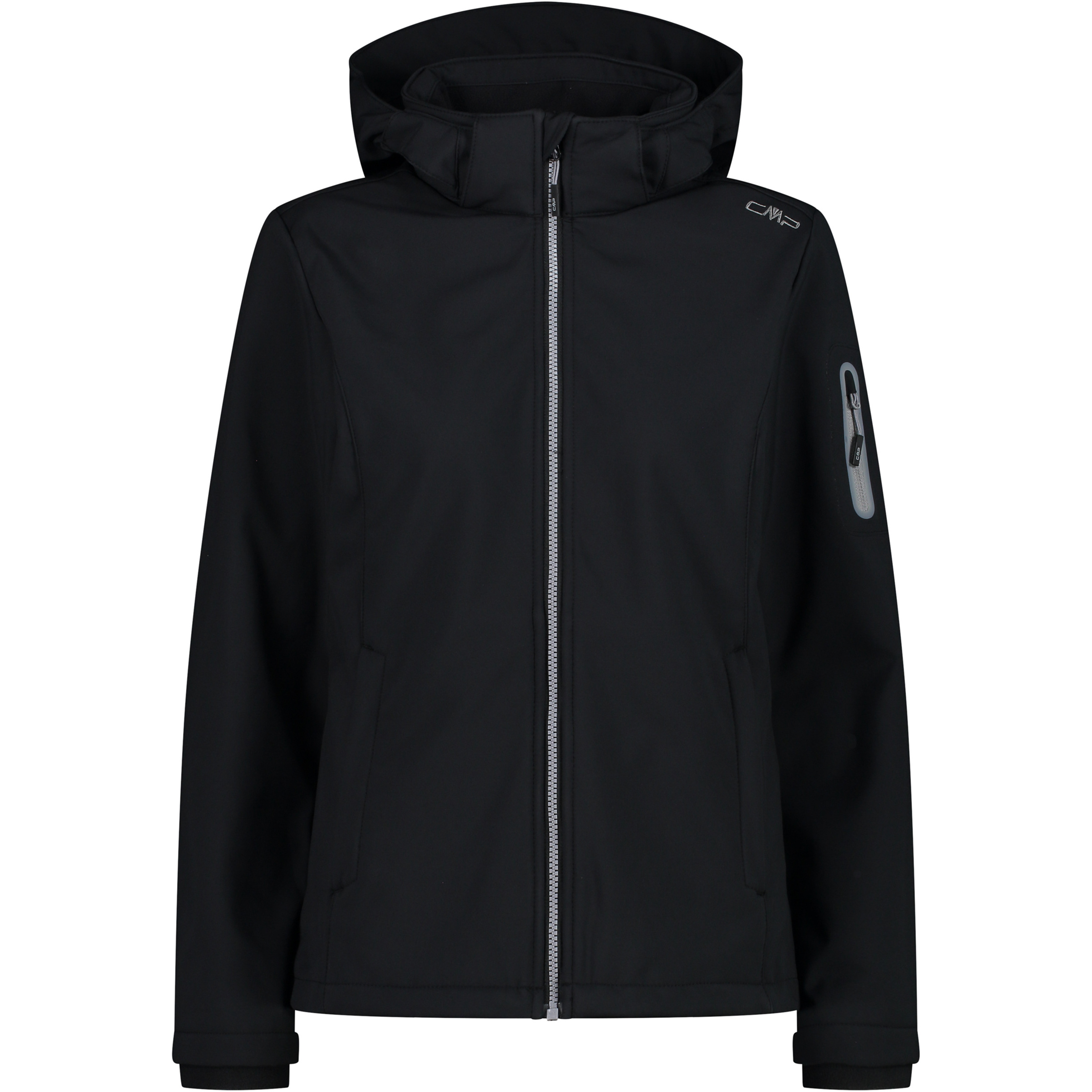 CMP Softshell Damen Softshelljacke schwarz Größe 4XL Trekking Elastisch Wasserabweisend