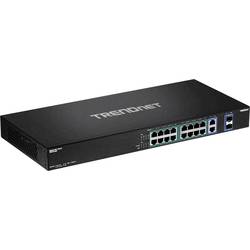 TRENDnet TPE TG182F - Switch - 16 x 10/100/1000 (PoE+) TPE-TG182F