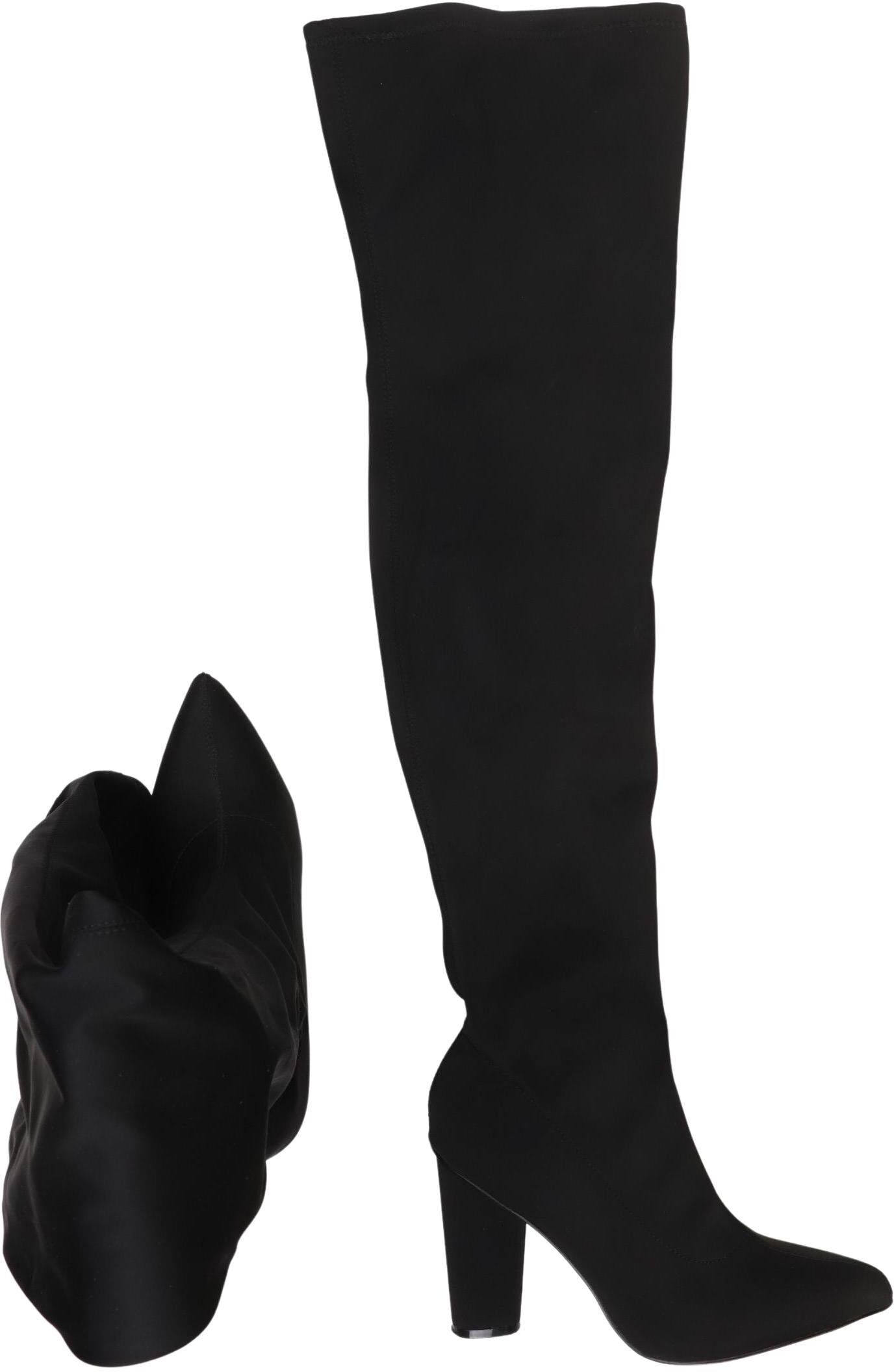 Glamorous Damen Stiefel, Schwarz, Gr. EU 40,5 (UK 7), kein / Etikett - Second Hand