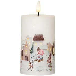 Star Trading, LED Kerzen, LED Pillar Kerze Flamme Winterland