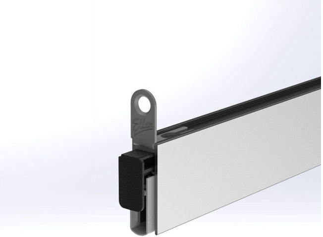ELLEN EllenMatic Slim Joint de seuil automatique avec cadre, argent, L1208 ; Elton (1809414)