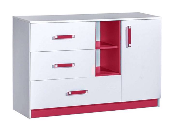 99rooms Kinderkleiderschrank Taira II (Sideboard, Standschrank) offene Fächer, mit Schubladen, Vollauszug, Modern Design, für Kinder