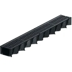 1m ACO Self® Hexaline 2.0 Entwässerungsrinne mit 2 Gussrosten á 50cm