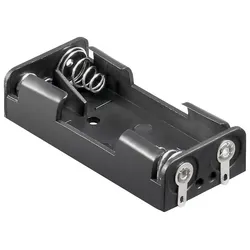 Batteriehalter für 2x Microzellen AAA mit Lötanschluss