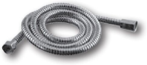 JEE-O Edelstahl Brauseschlauch, edelstahl gebürstet, 001-0050 001-0050