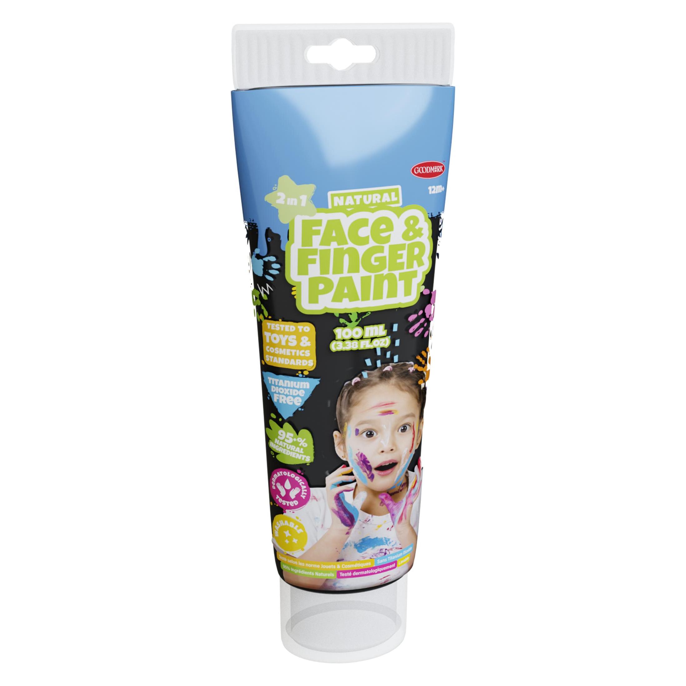 Boti Tube mit natürlicher Gesichts- und Fingerfarbe - Schwarz, 100 ml (100 ml) (38583)