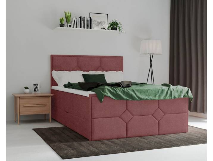 Home affaire Boxspringbett Ambre, mit Taschen-Federkernmatratze