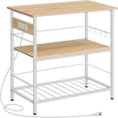 No "Kitchen Island with Storage - 18.9""D x 35.4""W x 35.8""H"