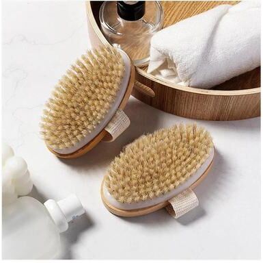 All Categories Goods Soft Bristle Dry Body Brush For Wet & Dry Use Wooden Exfoliating Skin Massager Soft Bristle Dry Body Brush For Wet & Dry Use Wooden Exfoliating Skin Massager