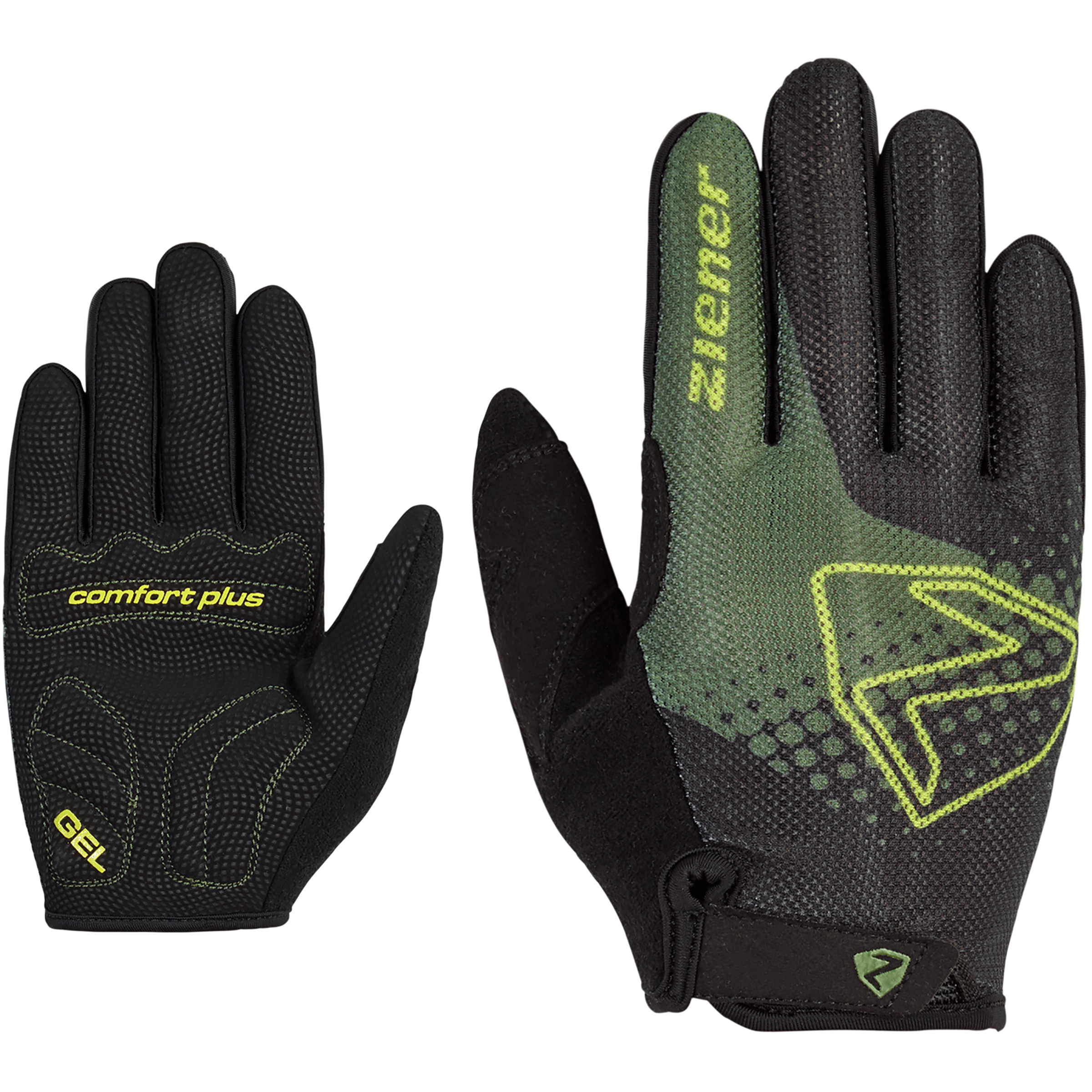 Ziener Colo Long Bike Kinder Fingerhandschuhe gruen Größe XL Mountainbike Elastisch