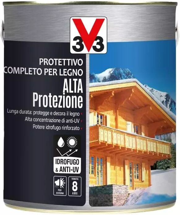 V33 PROTETTIVO PER LEGNO 8 ANNI 2,5LT INCOLORE