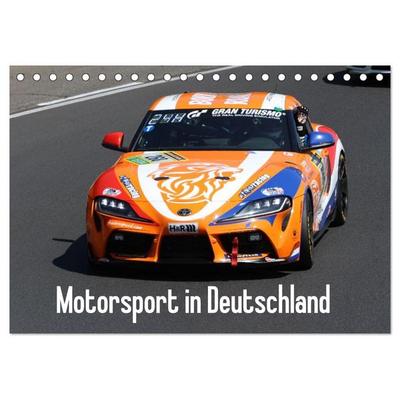 Motorsport in Deutschland (Tischkalender 2026 DIN A5 quer), CALVENDO Monatskalender