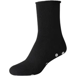 2er Pack camano Warm-Up Antirutsch Crew Socken 9999 - black 39-42