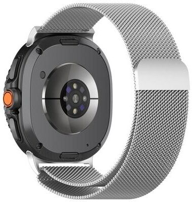 Everyday Crate Samsung Galaxy Watch8 Classic Milanese Loop Band Magnetic Stainless Steel Watch Band silver