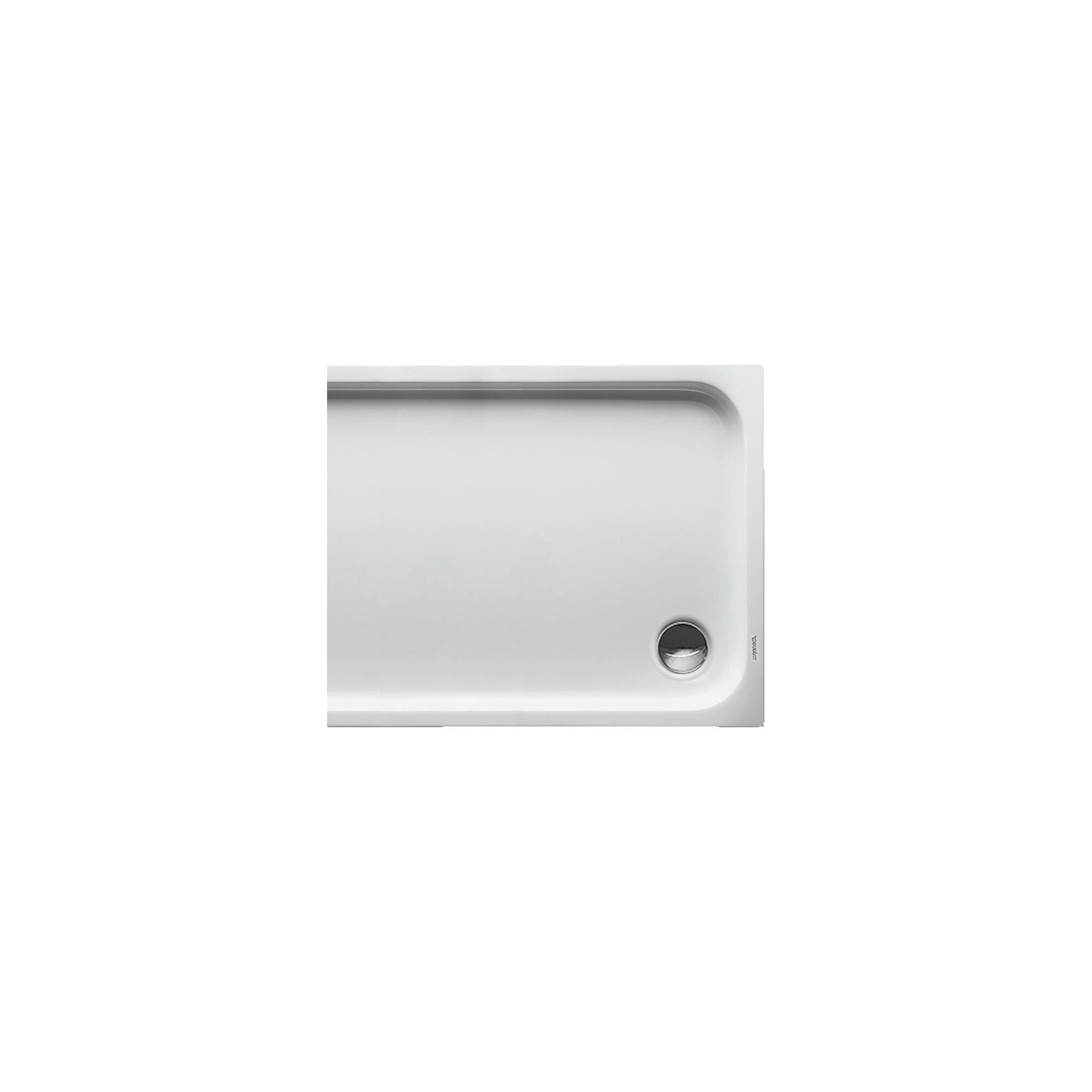 Duravit Rechteck-Duschwanne D-Code 130x75x8,5cm, weiß (720098000000000)