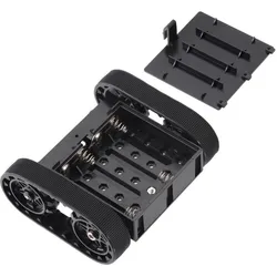 Pololu Zumo Chassis Kit, (ohne Motoren und Elektronik), Robotik Kit, Schwarz
