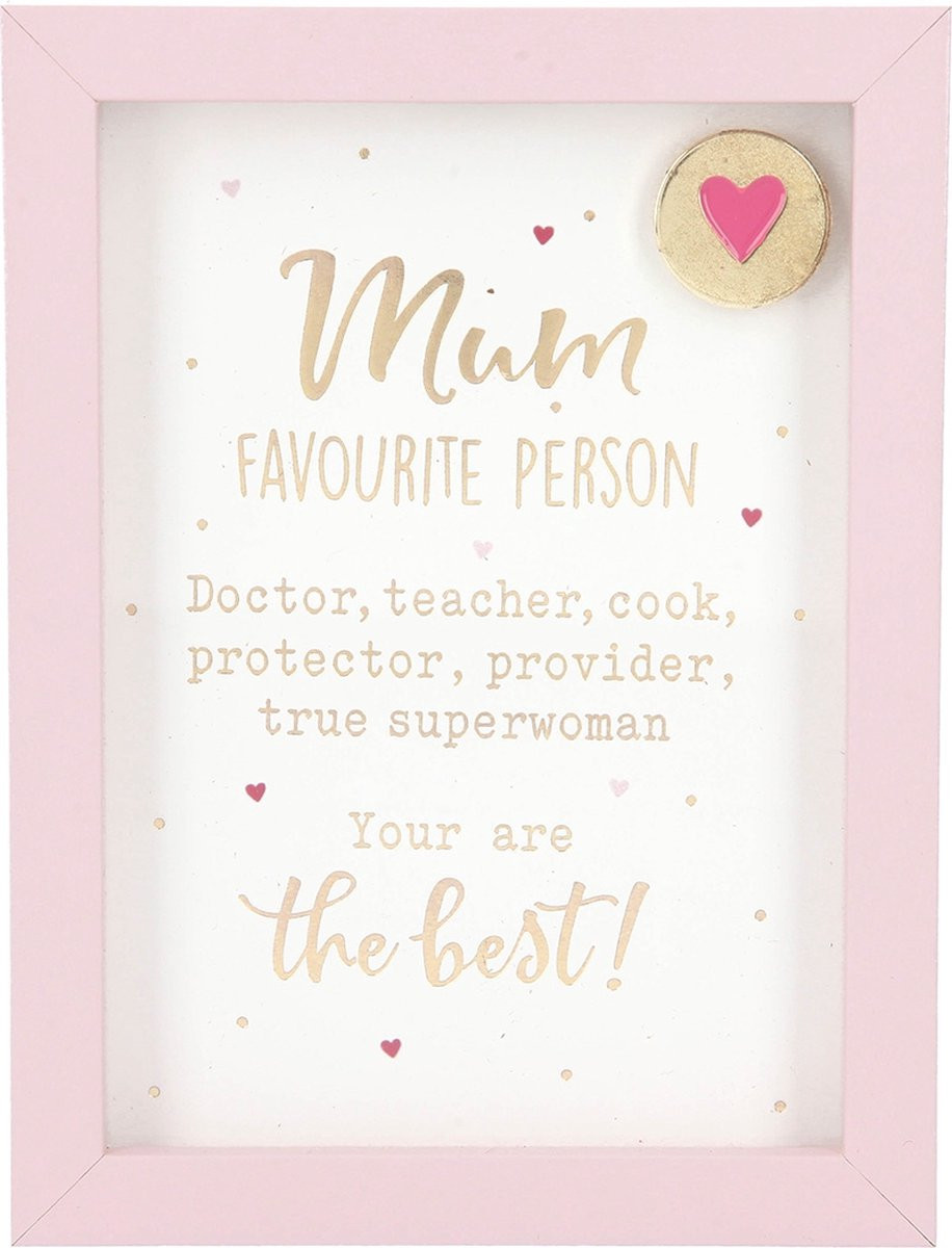 Depesche Fotolijst met tekst Mum favourite person