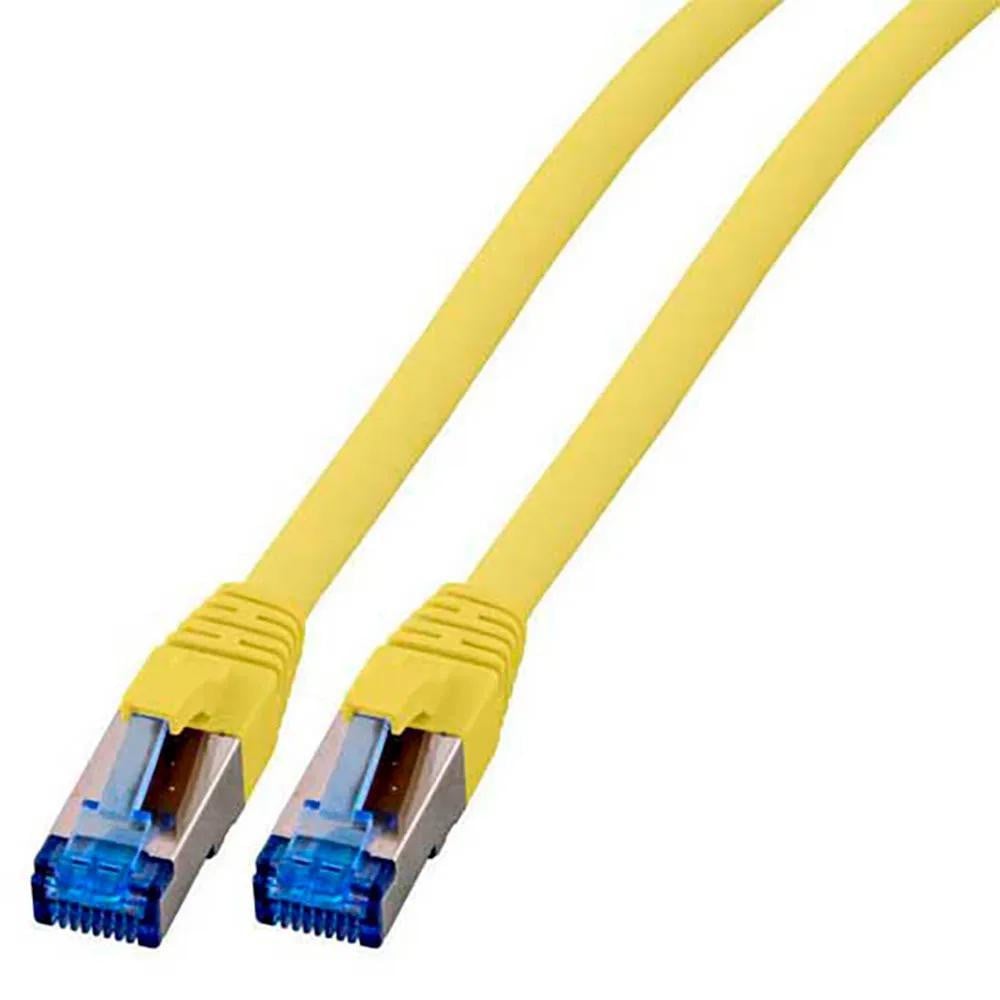 EFB RJ45 Patchkabel S/FTP Cat.6A Cat7 TPE superflex, 10m, geel