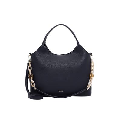 Shopper SURI FREY "Shopper SFY Jeanny", Damen, Gr. B/H/T: 43cm x 30cm x 12cm 0, blau (blau 500), Polyester, Taschen Shopper