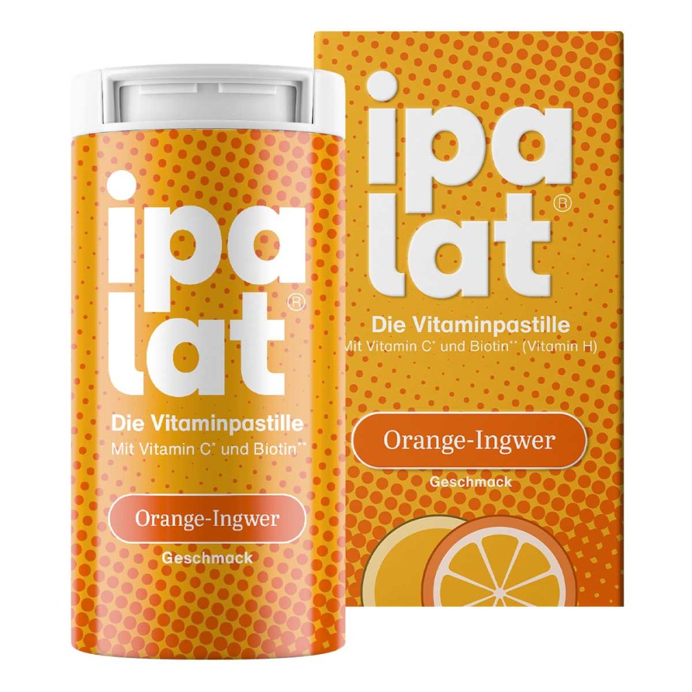 Dr. Pfleger Arzneimittel GmbH Ipalat® Die Vitaminpastille Orange-Ingwer 19900226