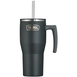 Thermos Isolierbecher Refreshing 850 ml Edelstahl Schwarz