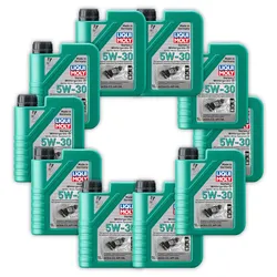 10x Motoröl LIQUI MOLY 1279 Gartengeräte Wintergeräte 5W-30 Motoröl mit Additiven 1L
