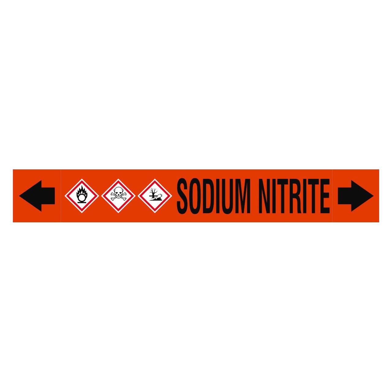 Brady ASME - Rohrmarkierer - Sodium Nitrite (313313)