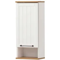Badezimmerschrank hängend im Landhausstil Weiß und Eichefarben