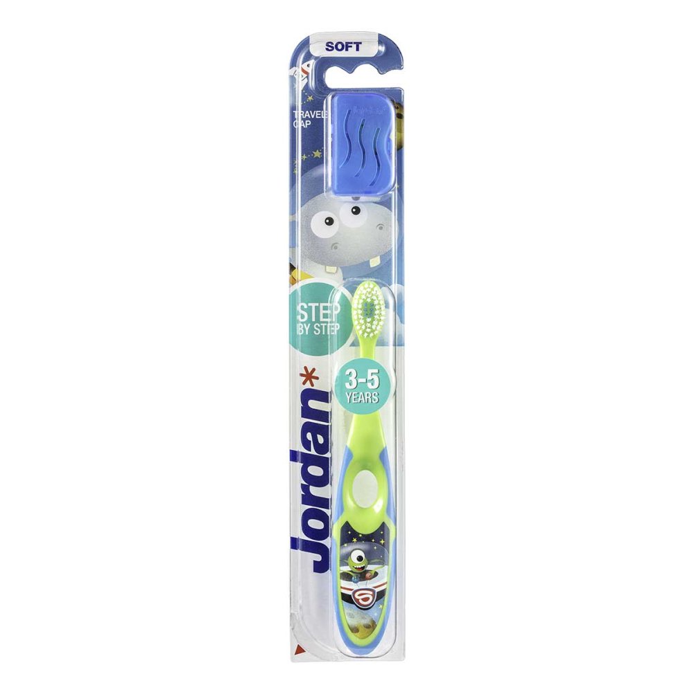 Megadent Deflogrip Gerhard Reeg GmbH Jordan Kinderzahnbürste Step 2 3-5 Jahre 01684555