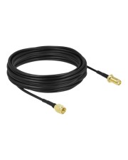 Delock Antennenkabel SMA Stecker zu Buchse LMR/CFD100 10 m low loss Antenne/TV m (90429)