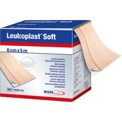 LEUKOPLAST soft Pflaster 6 cmx5 m Rolle 1 St