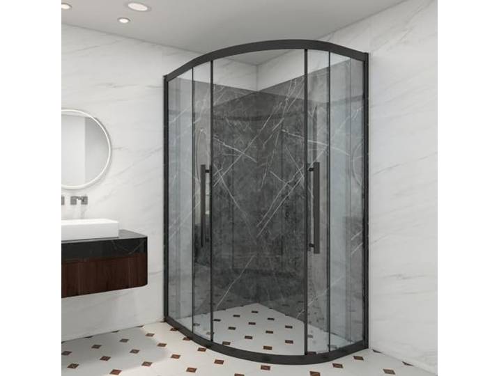 [neu.haus] Duschrückwandset Bladel 8er Set 120x60 cm Wandverkleidung Wanddeko wasserfest Badrückwand Duschrückwand Dekorwand 3 mm Bad Dusche WC Küche Grey Diamond