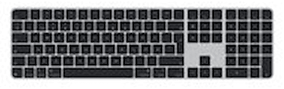 Magic Keyboard with Touch ID and Num Keypad - Swedish - Black