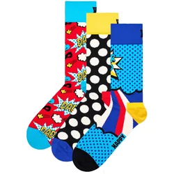 Happy Socks Herren Socken, 3er Pack - Father's Day, Geschenkbox, gemischte Farben Father's Day 2 / 41-46