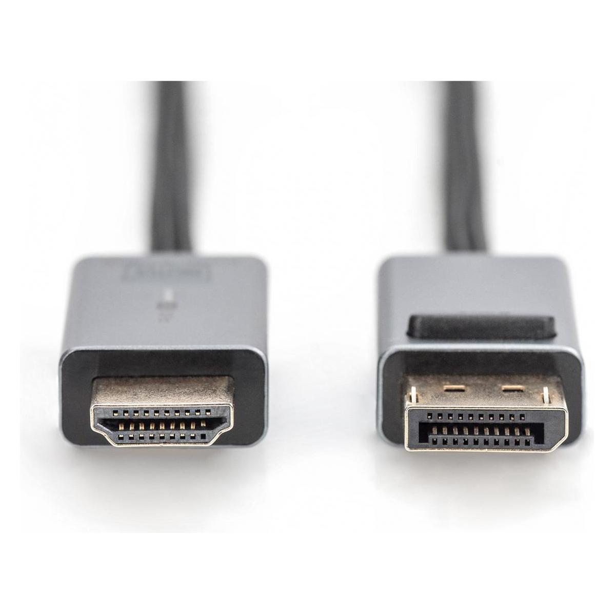 Digitus DisplayPort - HDMI (Typ A) (1 m) (DB-340202-010-S)
