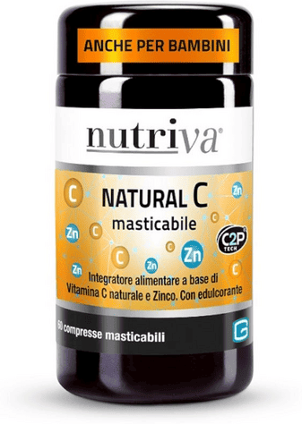 Nutriva Natural C Integratore 60 Compresse Masticabile
