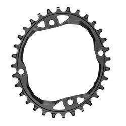 ABSOLUTE BLACK Kettenblatt oval 1-fach LK 104 | narrow wide Shimano 12