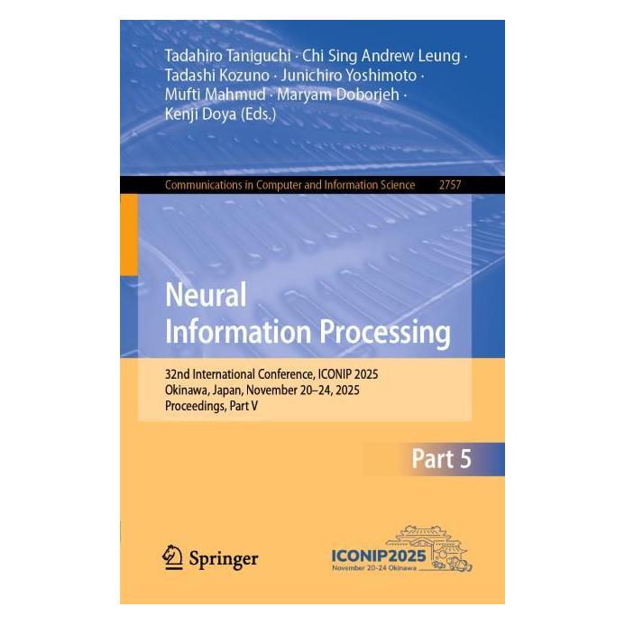 Springer Neural Information Processing (Englisch, Softcover) (62385122)