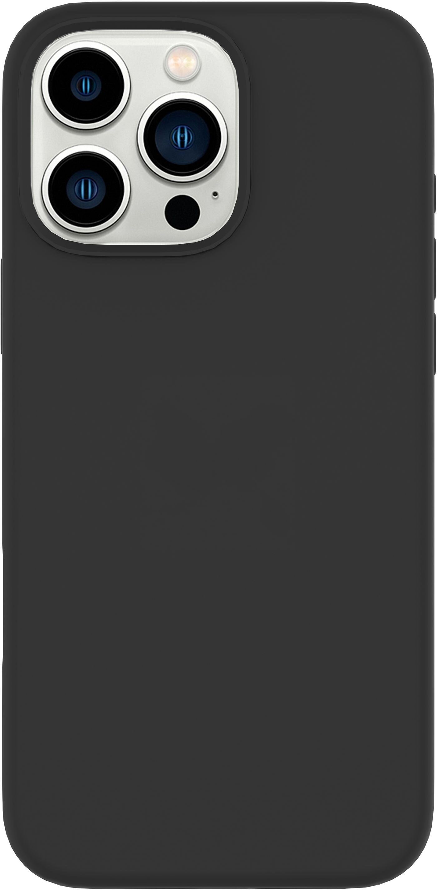 eSTUFF INFINITE (GRS) RIGA Silicone Case for Apple iPhone 16 Pro - Black - Bulk Pack