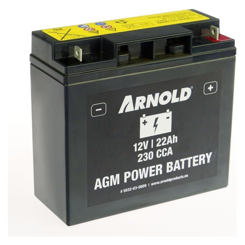 Arnold Batterie AZ109 - AGM 12-22A SLA/VRLA, +Pol rechts (1 Stk.) (5032-U3-0009)