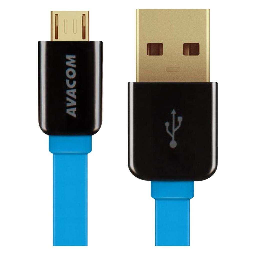 Avacom Kabel MIC-40B USB - Micro USB,, modrá (0.40 m) (08179KVG)