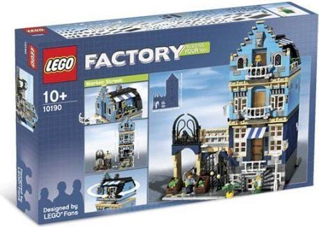 LEGO Market Street - Seltenes Modular Building Sammlerset aus der LEGO Creator Expert Serie - 10190 1248 Teile