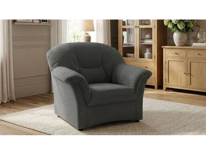 Sessel GOODPRODUCT Langelland Sitzbreite 48 cm, mittelfester Sitzkomfort , grau, B:102cm H:83cm T:81cm, 100% Polyester, Sessel, Sessel, aus haustierfreundlichem Pet Friendly Bezug