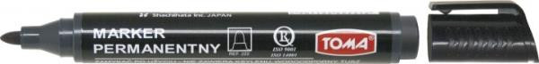Toma Permanent marker model P12 rond zwart