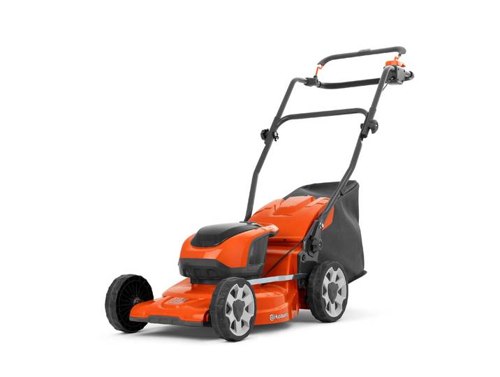 Akkurasenmäher HUSQVARNA LC 137i Set , orange (bunt), Rasenmäher, Akkurasenmäher