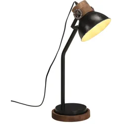 Helloshop26 - Ergonomische industrielle Schreibtischlampe 18 x 18 x 60 cm gemütliches Ambiente aus schwarzem Eisen