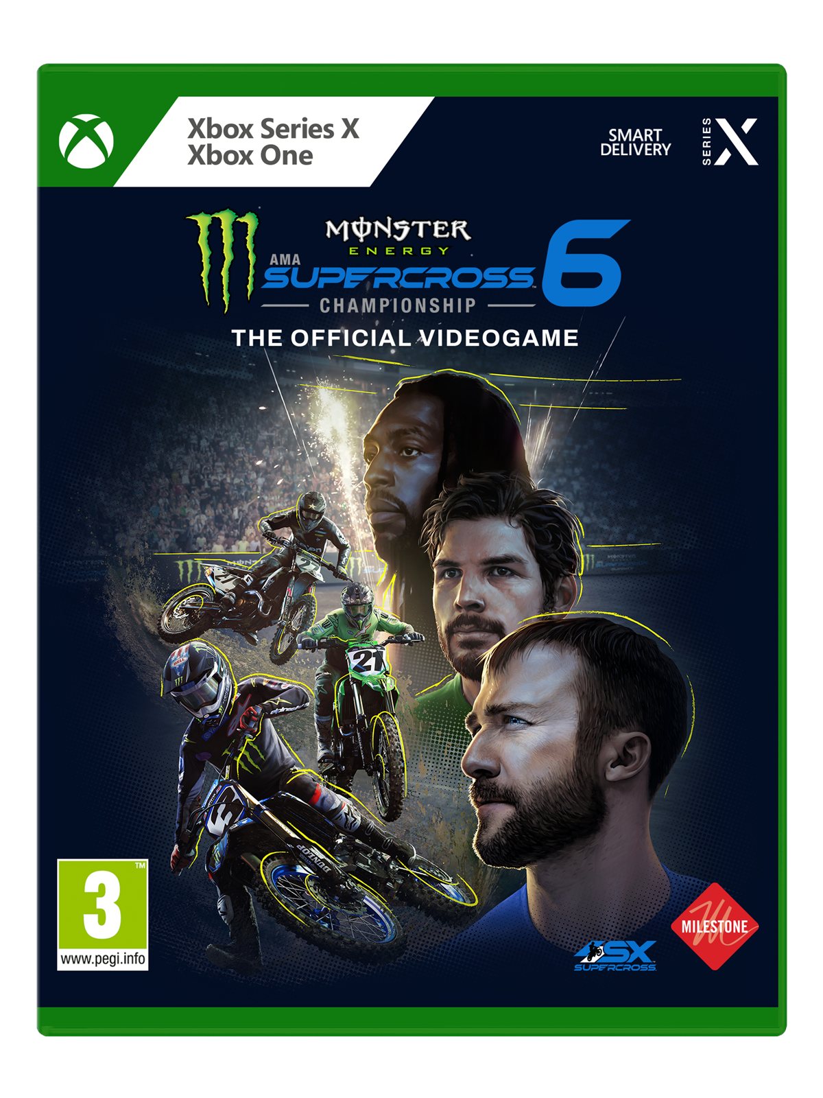 Monster Energy Supercross - The Official Videogame 6 - Microsoft Xbox One - Rennspiel - PEGI 3