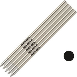 Rhodia Kugelschreiberminen MultiPen 9283C, D1-Kurzmine, Strichstärke M, schwarz, 10 Stück