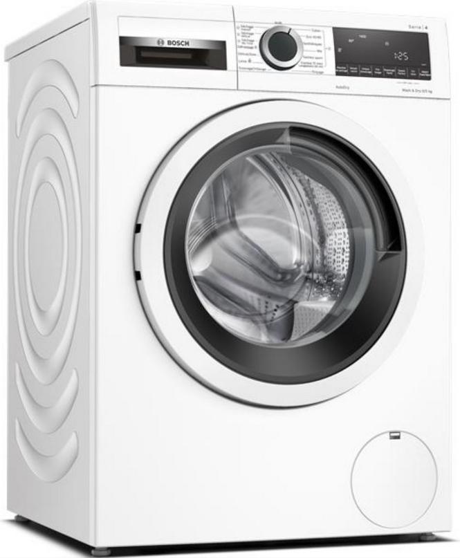 Bosch Serie 4 WNA144V0FR, Frontlader, Freistehend, Weiß, Links, Silber, Weiß, Drehregler, Berührung